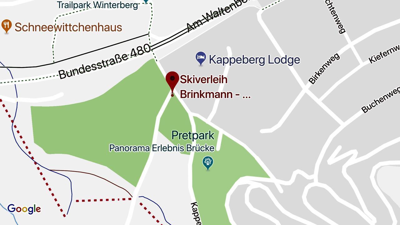 Kappeberg Lodge Winterberg Eksteriør billede